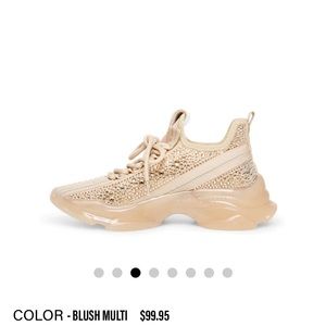 Steve Madden Maxima Blush Multi Shoes SM NY90 Sneakers Tan/ Nude Size 9 women’s